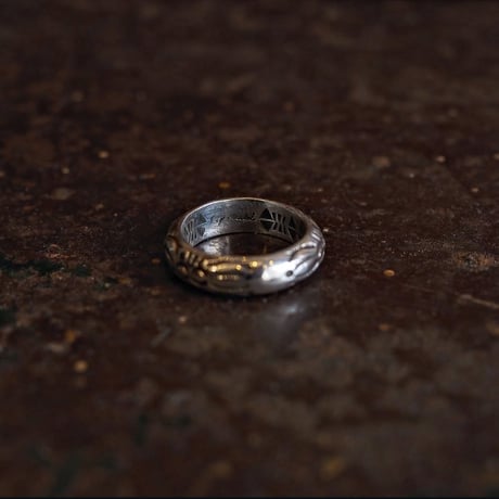Ray Adakai ／ Round Stamp Work Ring