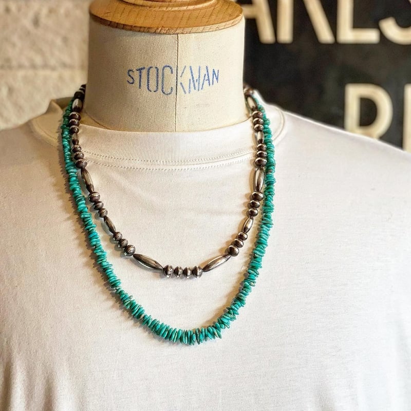 Navajo / Kingman Turquoise Necklace （ナゲット） | CA