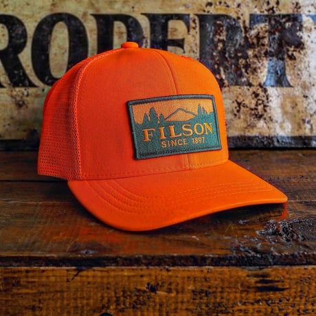 FILSON／LOGGER MESH CAP -Orange-