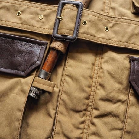 BiburyCourt／WAXED COTTON FIELD JACKET -Sand Beige-