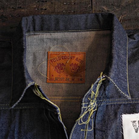FULLCOUNT / WWII Model Brown Cotton Denim Jacket (Non Wash)
