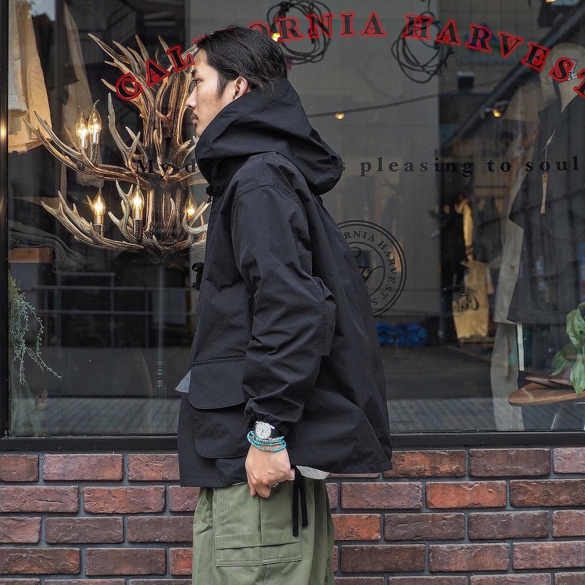 HAVERSACK バックプリーツアノラックパーカ HAVERSACK / バックプリーツ アノラックパーカー | CALIFORNIA