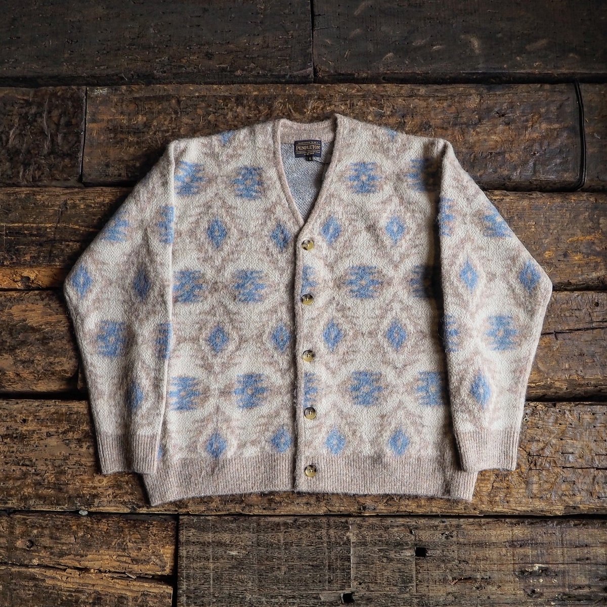 Pendleton ライトブルー カーディガン Lサイズ Pendleton ライトブルー カーディガン Lサイズ