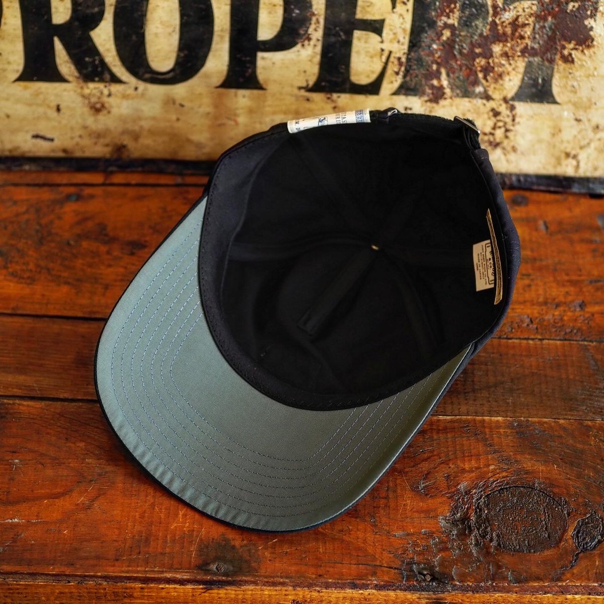 THE H.W.DOG&CO.／BIG BRIM M STYLE CAP - Black |