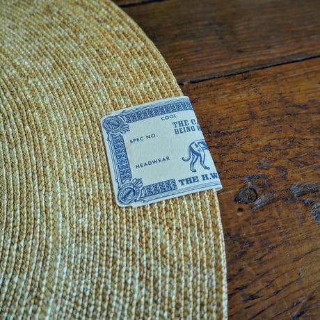 THE H.W.DOG&CO / WHITE PORK PIE HAT
