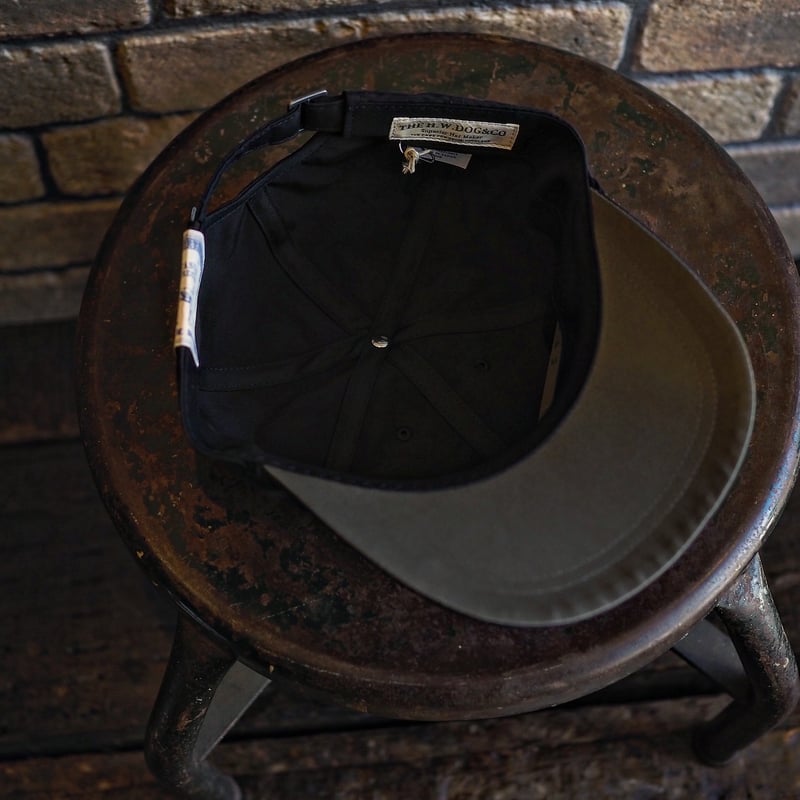 THE H.W. DOG&CO. ／ SQUARE CAP -Black- | CALIFOR