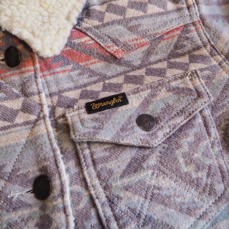 Wrangler ／ W's Cotton Blanket Boa Lined Jacket