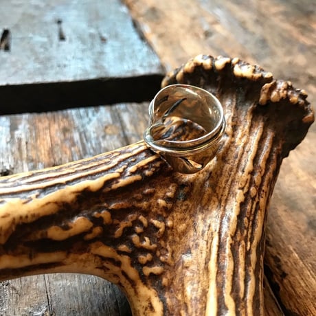 NATIVE SPIRIT / WING FEATHER-RING-M