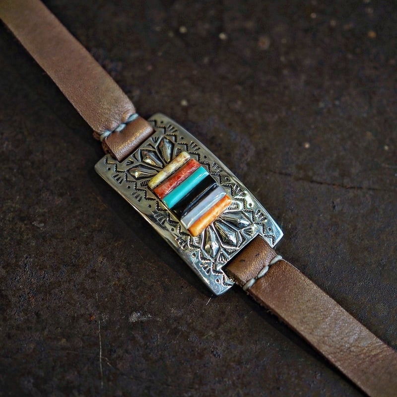 RAY ADAKAI ／ STAMP WORK & INLAY BRACELET | CALI