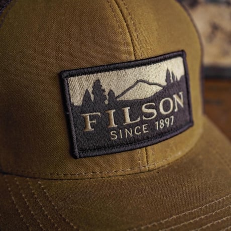 FILSON／LOGGER MESH CAP -Dark Tan-