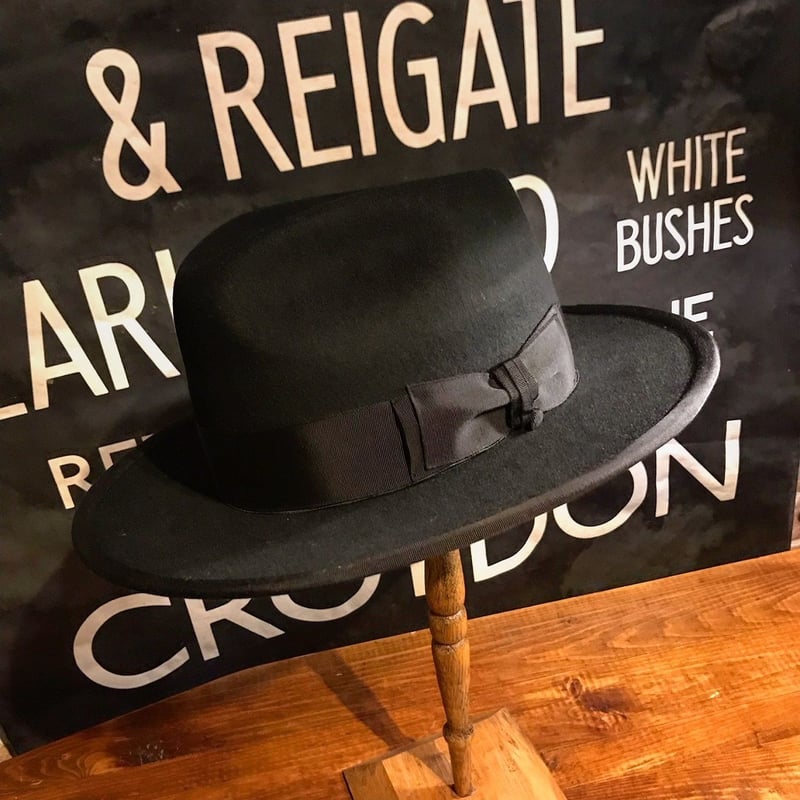 THE H.W.DOG.&CO. POINT-H ブラックフェルトハット THE H.W.DOG & CO. 【POINT-H】 | NIX-JAM Y*store