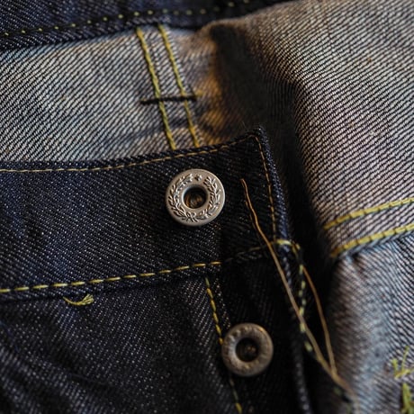 FULLCOUNT / WWII Model Brown Cotton Denim Pants(Non Wash)