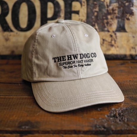 THE H.W.DOG＆CO. / BIO PROCESSED SHALLOW CAP "Beige"