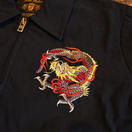 FULLCOUNT ／ Classic Tattoo Embroidery Sport Jacket Original Drawing by “HORIDAI”