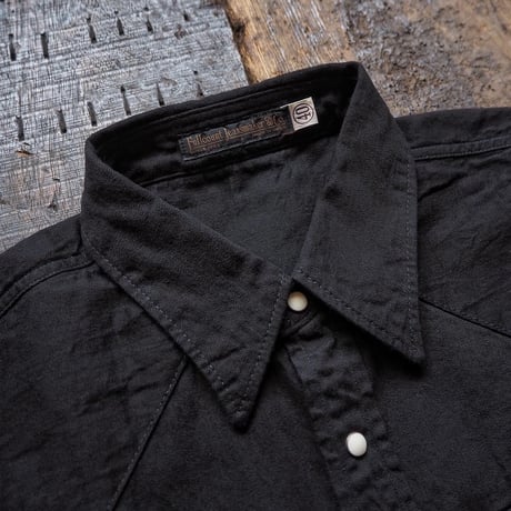 FULLCOUNT / 4894 BLACK BLACK DENIM WESTERN SHIRT
