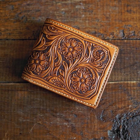 DEER HORN SMITHS Leather / CRAFT BILLFOLD "TAN"