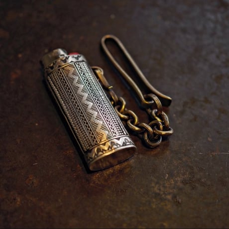 DUCK TAIL ／ Silver＆Brass Lighter Case