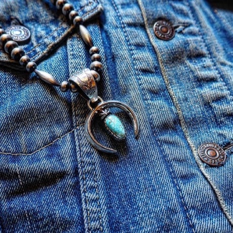 Kyle Lee Arnderson / TURQOISE PETDANT TOP(number 8 Turquoise)