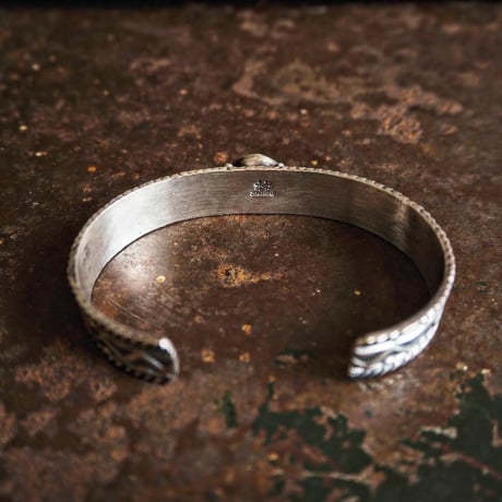 Randy Boyd / Turquoise Stamp Work Bangle