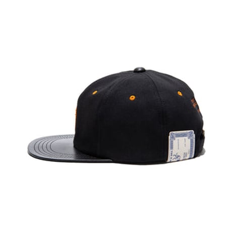 THE H.W.DOG&CO. / 2 TONE LEATHER COTTON CAP