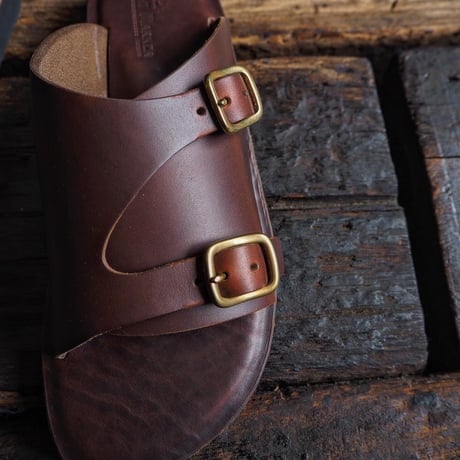 LIGHT MARKER /DOUBLE MONK STRAP SANDAL  (TIMBER CHROMEXCEL)