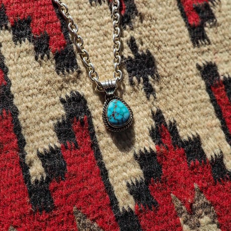 Henry Mariano ／ TURQUOISE PENDANT TOP "Kingman Turquoise"  D