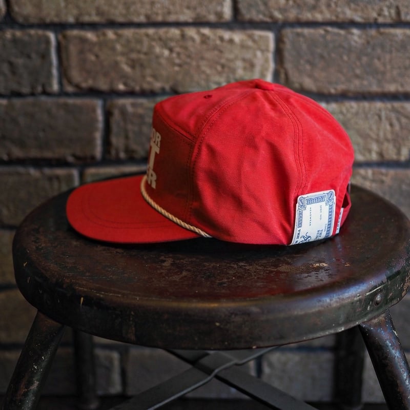 THE H.W.DOG&CO. ／ SQUARE CAP -Red- | CALIFORNIA