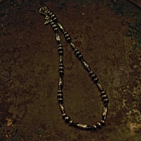 DUCK TAIL / Silver Beads Necklace-50cm- "SP-Type"