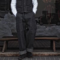 Nigel Cabourn／40'S FRENCH WORK PANTS -DOBBY STRIPE DENIM-