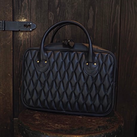 DEER HORN SMITH'S ／ DIA STITCH LEATHER BAG -Mini-