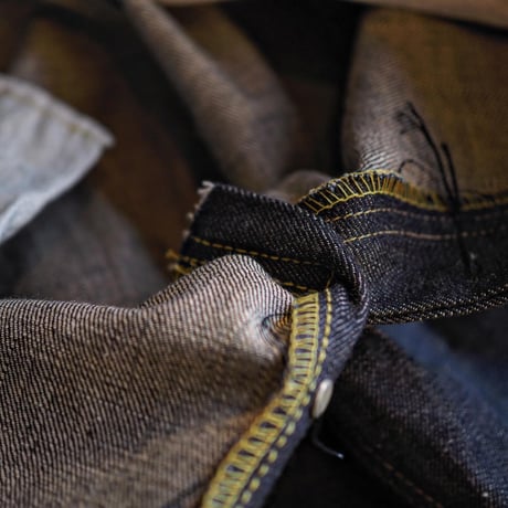 FULLCOUNT / WWII Model Brown Cotton Denim Pants(Non Wash)