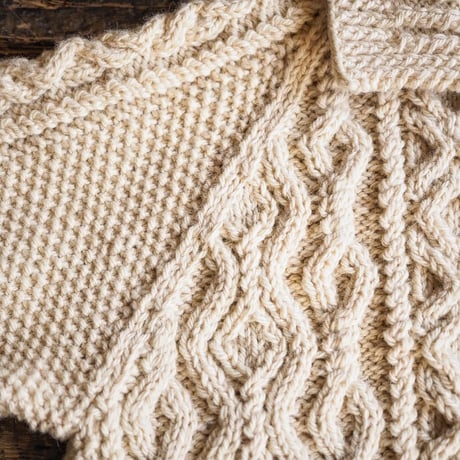 INVERALLAN / 3A LUMBER CARDIGAN "WHITE"