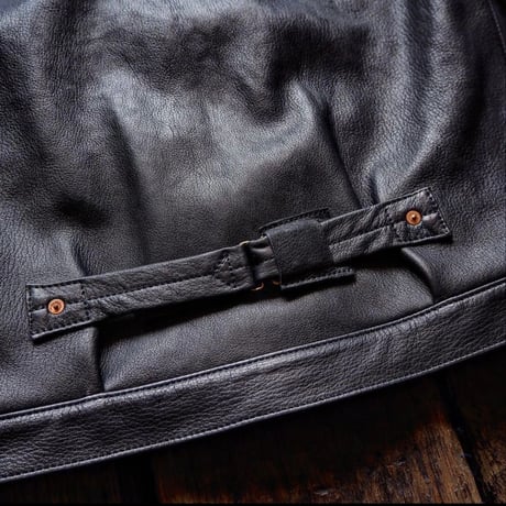 HBHS × DEER HORN SMITH'S /  TYPE-1 LEATHER JACKET "Ezo Deer Leather"