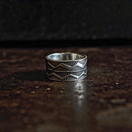 Henry Mariano ／  STAM WORK TURQUOISE RING -Turquoise Mountain- "19"