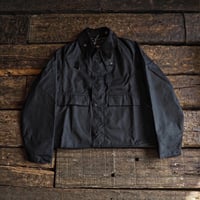 Barbour／SPEY WAXED COTTON JACKET -Black-