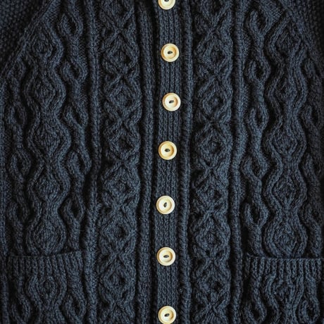 INVERALLAN / 3A LUMBER CARDIGAN "CHARCOAL"