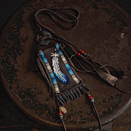 梟唄OWLSONG / PENDANT BAG "BLUE"