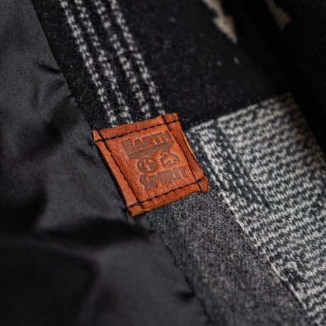 Earth spirit Original / PATCHWORK WOOL BLANKET JACKET -CH-Special-