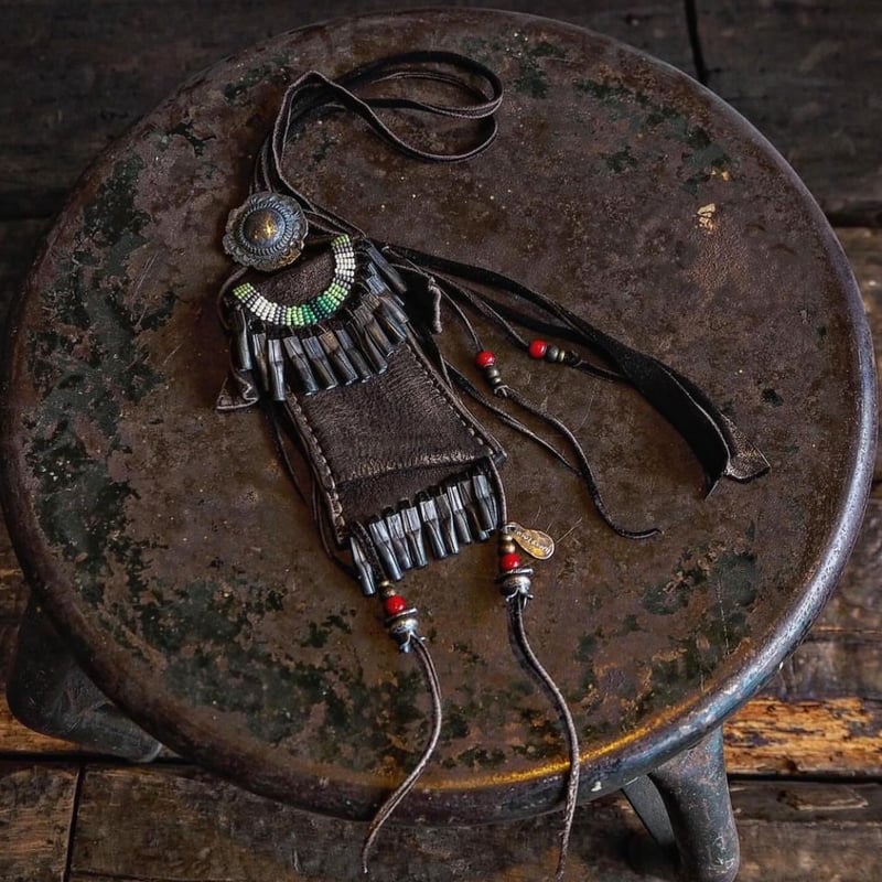 OWLSONG 梟唄 オウルソング メディスンバッグ 梟唄OWLSONG／DEER LEATHER MEDICINE BAG 