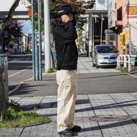 INVERALLAN / 3A LUMBER CARDIGAN "BLACK"