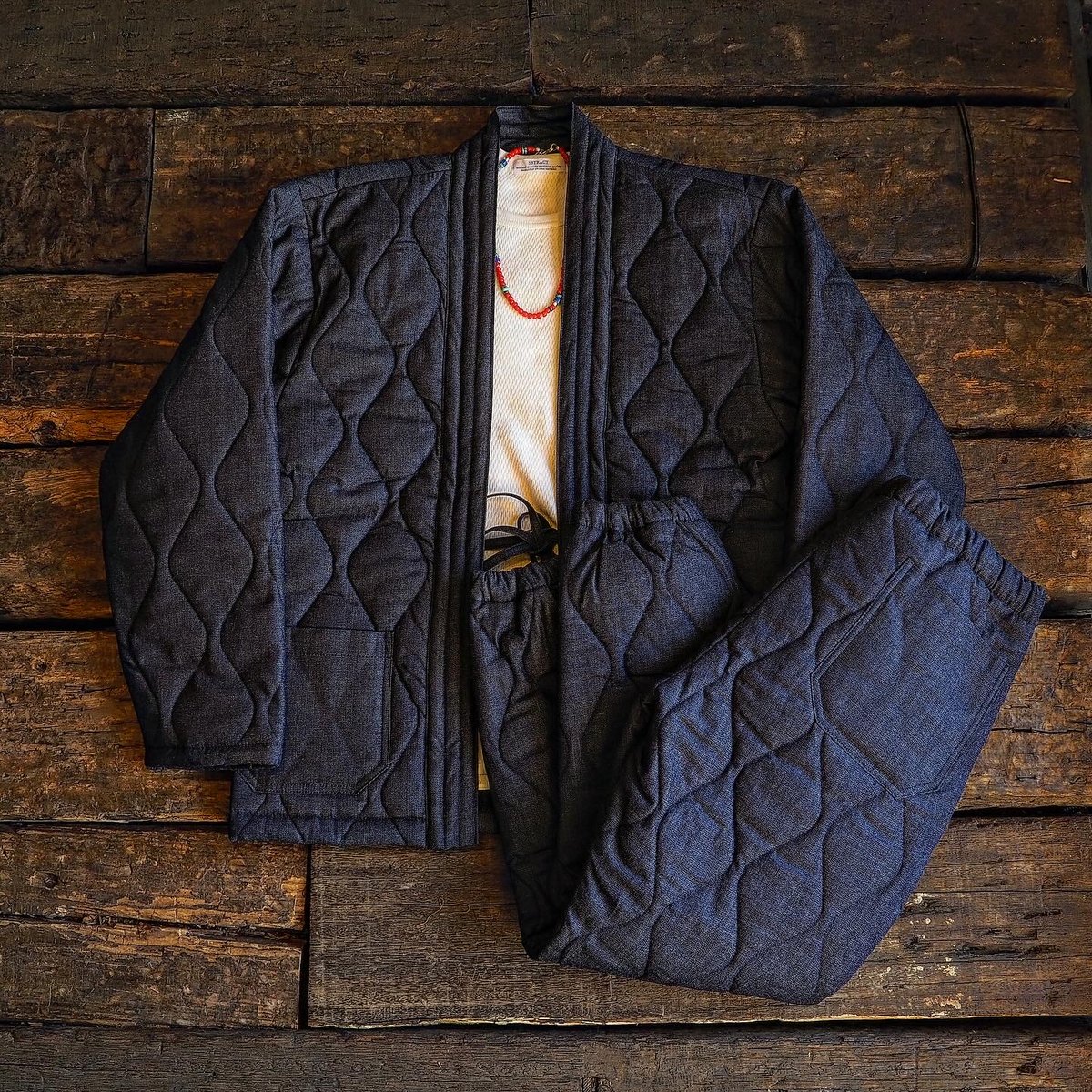 FULLCOUNT／DENIM QUILTING HAPPI COAT | CALIFORNI
