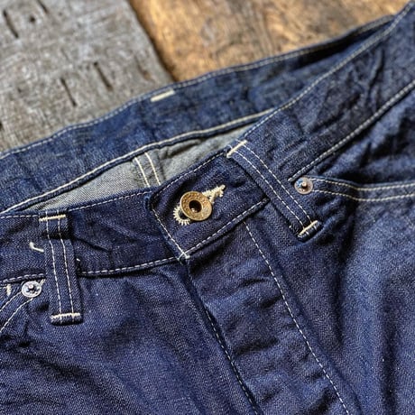 FULLCOUNT / PW Denim Cinch Back Work Pants