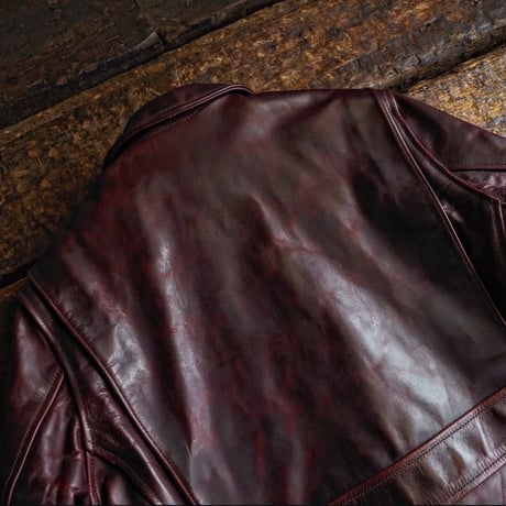 Aero Leather / LOGN HALF BELT -Cordovan-