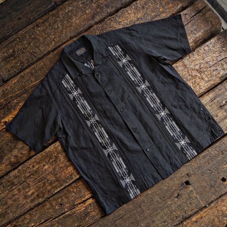PENDLETON / Embroidery Open Collar Shirt