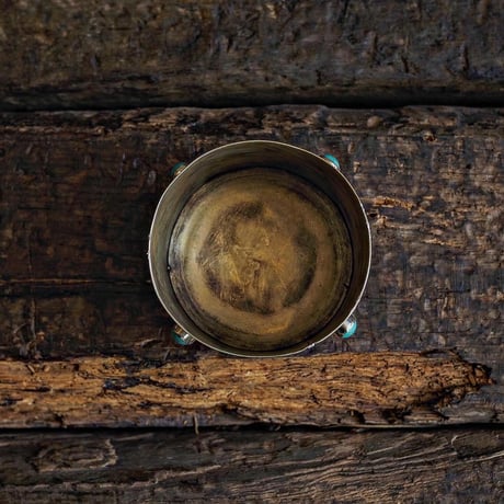 J.Alexander / STAMPED TURQUOISE WINE COASTER