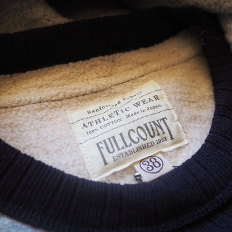 FULL COUNT / After Hood Sweat Shirt Mother Cotton'2Tone'