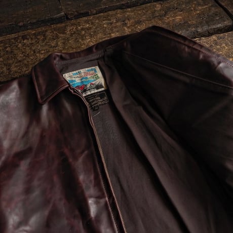 Aero Leather / LOGN HALF BELT -Cordovan-