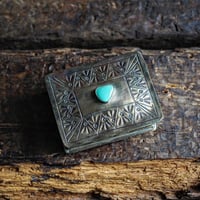 J.Alexander / STAMPED TURQUOISE BOX "Small"