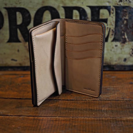 DEER HORN SMITHS Leather／SP CRAFT WALLET -MIDDLE- ”BROWN×TAN"