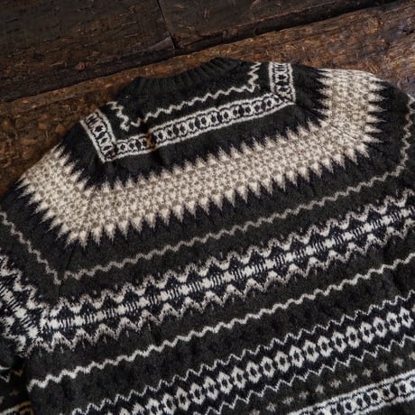 Barbour ／ Hase Fairisle Crew Neck Sweater